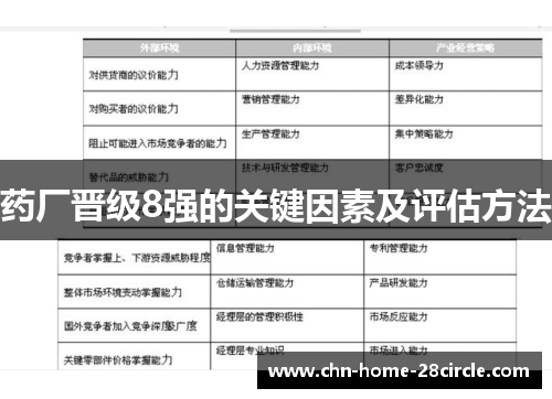 药厂晋级8强的关键因素及评估方法 药厂晋级8强的关键因素及评估方法